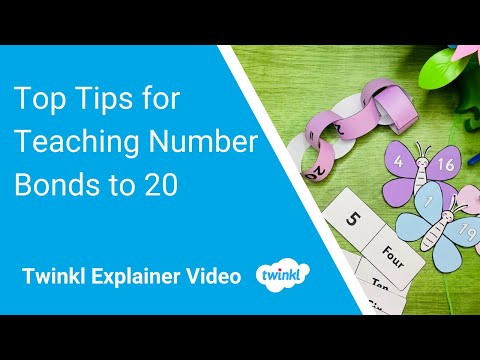 Part of a video titled Top Tips for Teaching Number Bonds to 20 - YouTube
