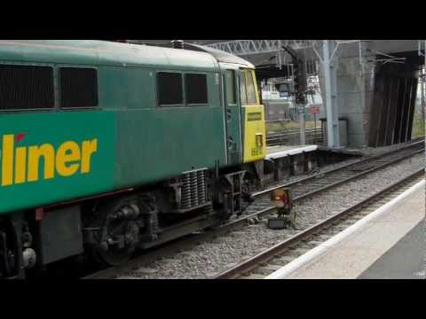 (HD) FreightLiner 86610 & 86638 depart Stafford