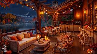 September Jazz & Relaxing Autumn Night 🍂 Cozy Jazz Melodies by the Water for Deep Focus & Working