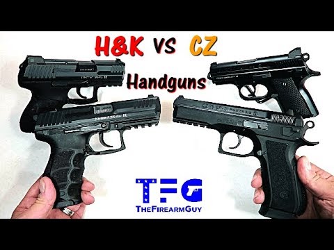 H&K versus CZ-USA - Handgun Showdown - TheFireArmGuy