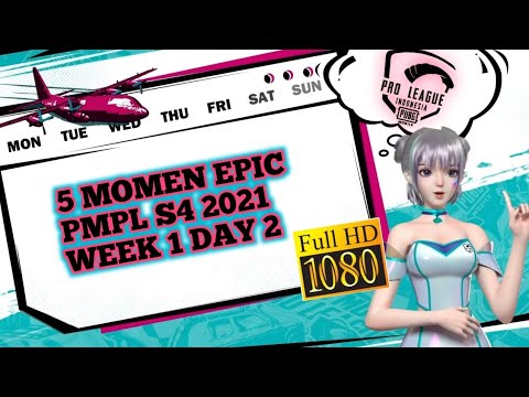 5 BEST MOMENTS PMPL 2021 SEASON 4 | WEEK 1 DAY 2 | PUBG MOBILE INDONESIA