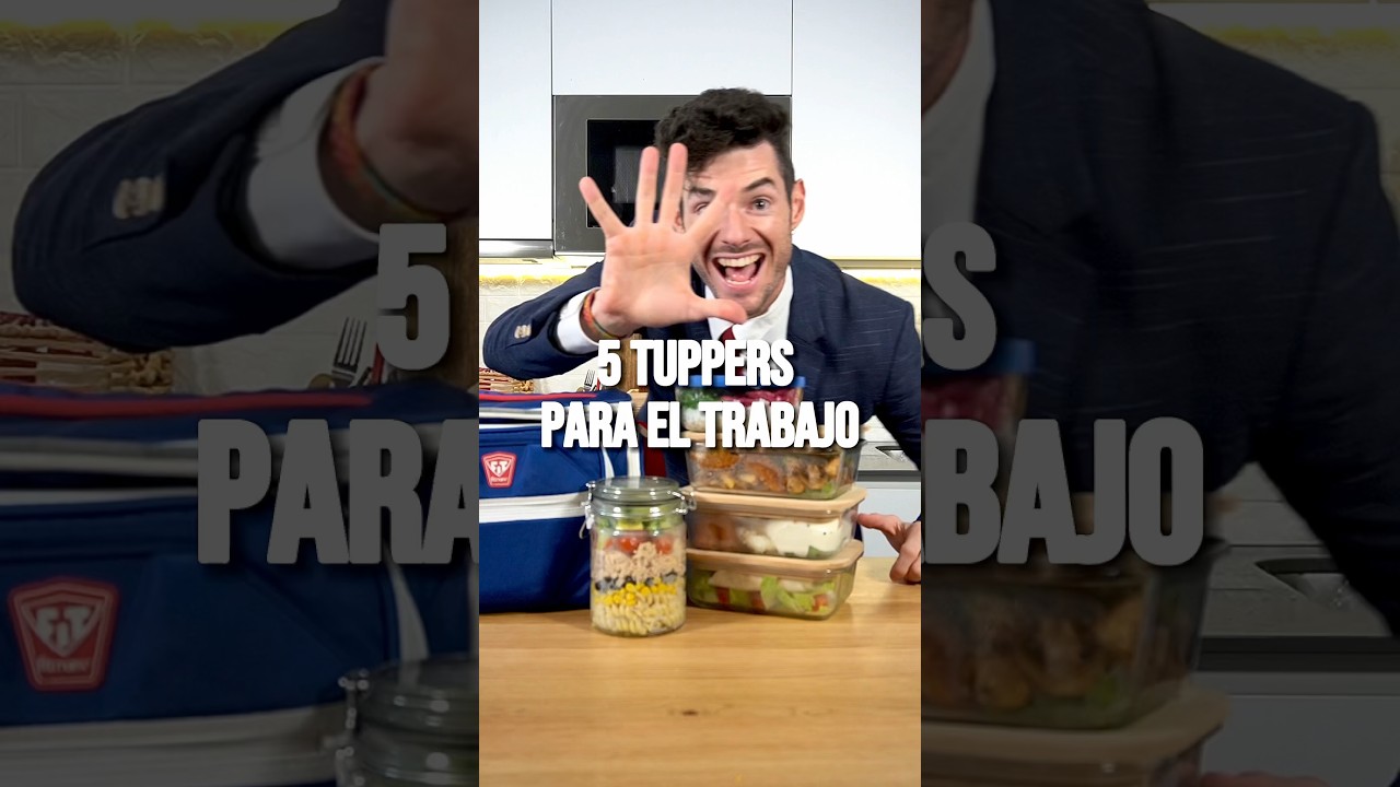 5 IDEAS RÁPIDAS DE TUPPERS🍱 PARA LLEVAR AL TRABAJO 🧳