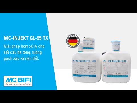 MC-Injekt GL-95 TX - Giải pháp bơm xử lý cho kết cấu bê tông, tường gạch xây và nền đất.