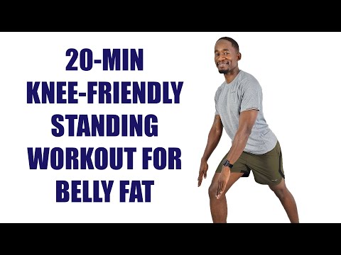 20 Minute Easy Walk at Home Exercise for Weight Loss 200 Calories