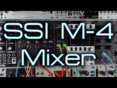 Strange Science Instruments M-4 Advanced Stereo Mixer ... and why you can't have enough VCAs!