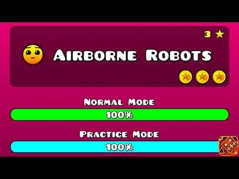 Geometry Dash Meltdown - Airborne Robots 100% Complete [All Coins]
