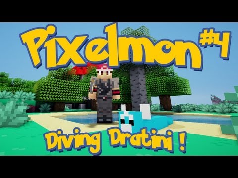 Pixelmon Minecraft Pokemon Mod Season 2 Lets Play!  Episode 4 - Diving Dratini!