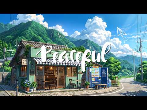 Dopamine Village 🌤️ Fresh Morning at Coffee Shop ☕ Japanese Deep Focus to Work, Relax with Lofi Cafe