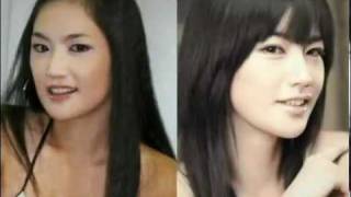 韓国のレースクィーン 整形前後・比較動画  South Korean Race Queens