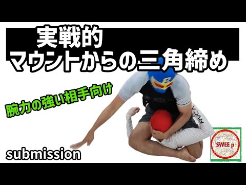 （実戦的）マウントポジションからの三角締め