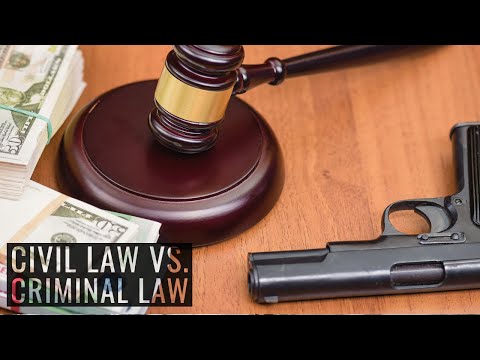 民事対刑事法 (Civil vs Criminal Law)