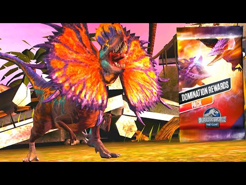 DILOPHOSAURUS GEN 2 CODE 19 WITH BATTLE VIP | JURASSIC WORLD THE GAME