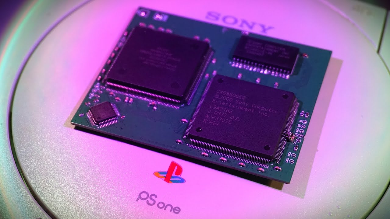 World's First Working Custom PS1 Motherboard - YouTube