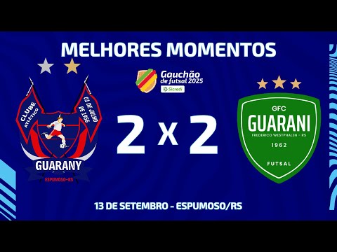 GOLS DO JOGO | GUARANY 2 X 2 GUARANI | GAUCHÃO SICREDI SÉRIE A 2025
