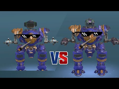 War robots: Glory vs Thunder ,Corona vs Storm Inquisitor (fun with friend)