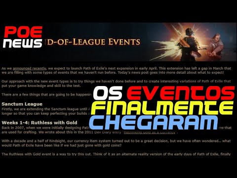 Tudo que Você Precisar Saber Sobre os Eventos de Março! Path of Exile 3.20!