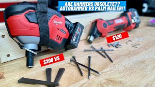 Throw Away That Hammer?!? || Milwaukee vs. SKIL || Autohammer vs. Palm Nailer