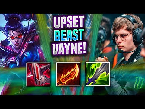 UPSET IS A BEAST WITH VAYNE! - FNC Upset Plays Vayne ADC vs Samira! | Season 2022