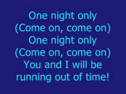 Beyoncé Knowles One Night Only with Lyrics from the movie Dreamgirls