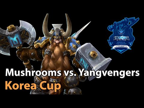 ► Mushrooms vs. Yangvengers - Korea Cup - Heroes of the Storm Esports