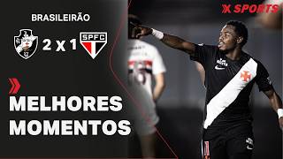 VASCO 2 X 1 SÃO PAULO - MELHORES MOMENTOS - BRASILEIRÃO