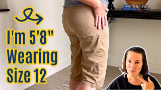 User Review: Lee Women's Ultra Lux Comfort with Flex-to-go Utility Skimmer Capri Pant