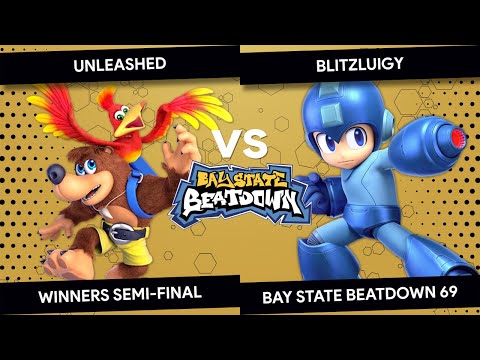Bay State Beatdown 69 - Unleashed (Sora, Banjo and Kazooie) vs. Blitzluigy (Mega Man) - Winners Semi