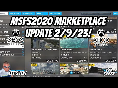 MICROSOFT FLIGHT SIMULATOR Xbox Marketplace Update 2.9.23