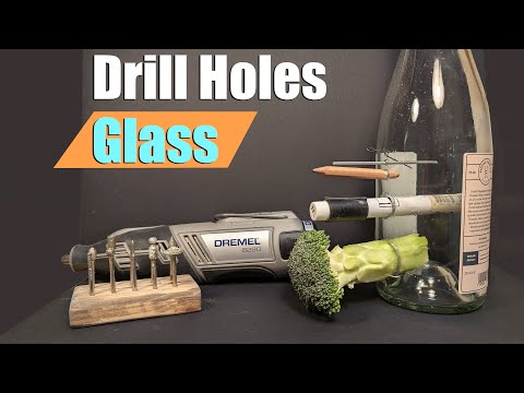 How To Drill Holes In Glass With A Dremel And Rotary Tool