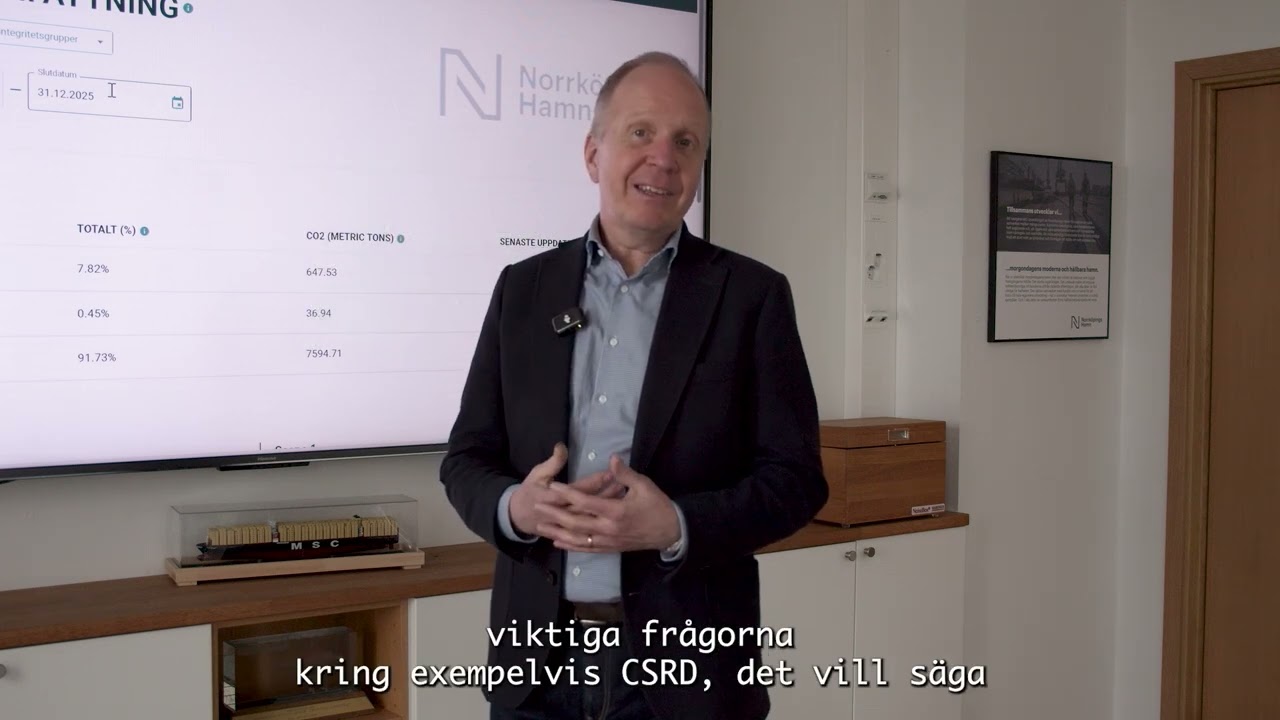 Norrköpings hamn om Emission Monitor