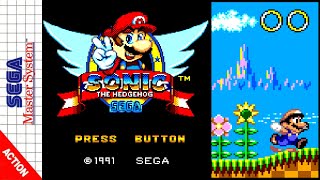 Mario in Sonic The Hedgehog (SMS) Romhack