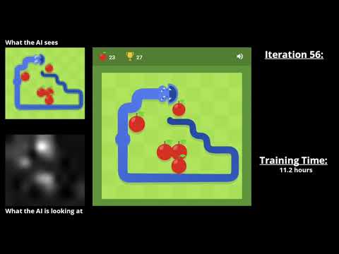 AI Learns to Play Google Snake