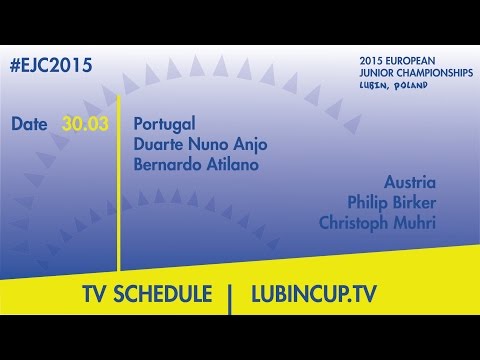 D.N.Anjo/B.Atilano(POR) VS. P.Birker/Ch.Muhri(AUT) #EJC2015 Lubin, Poland
