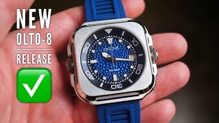OLTO 8 CORAL STEWART Square 300M Dive Watch Review