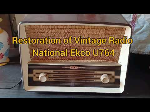 Restoration of Vintage Radio National Ekco U764