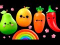 BABY FRUIT DANCING In The Spring SENSORY VIDEO