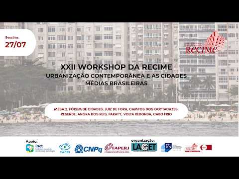 Mesa 2 | XXII WORKSHOP DA RECIME
