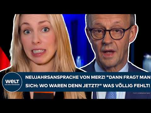 MERZ: Neujahrsansprache vom Kanzler! "Dann fragt man sich: Wo waren denn jetzt?" Was völlig fehlte!