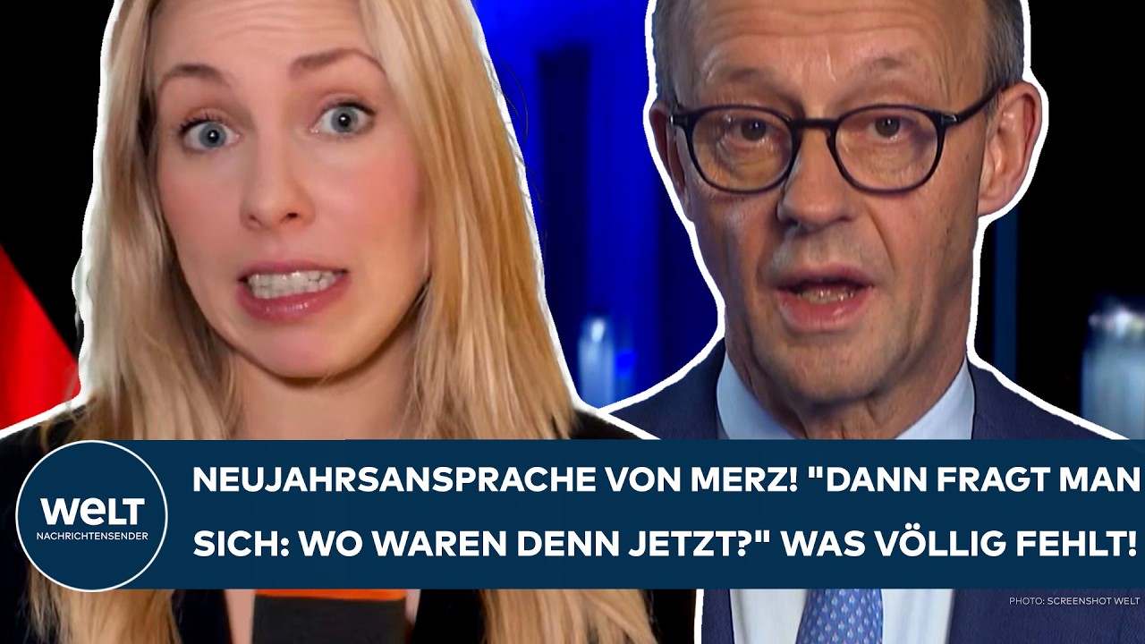 MERZ: Neujahrsansprache vom Kanzler! "Dann fragt man sich: Wo waren denn jetzt?" Was völlig fehlte!