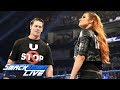 Becky Lynch calls out John Cena: SmackDown LIVE, Jan. 1, 2019 Becky Lynch calls out John Cena: SmackDown LIVE, Jan. 1, 2019