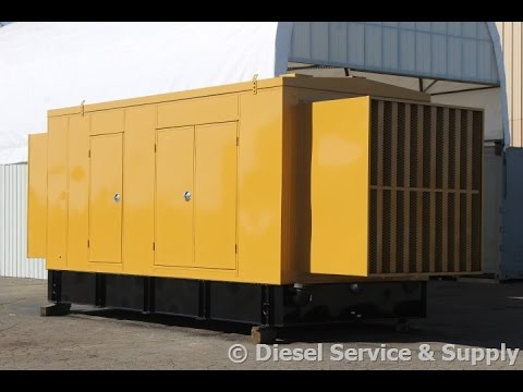 1000 kW Caterpillar Diesel Generator Set – 277/480 V, Low Hour Used 1 MW Genset #87024