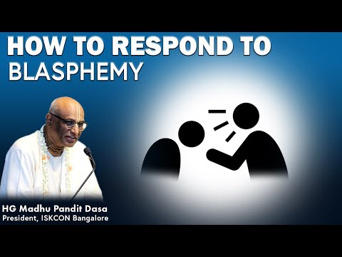 How to respond to blasphemy | HG Madhu Pandit Dasa | SB 4.4.17 | 16-01-2020