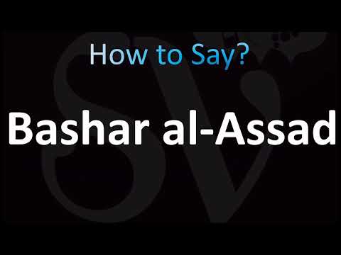 How to Pronounce Bashar al-Assad (CORRECTLY!)
