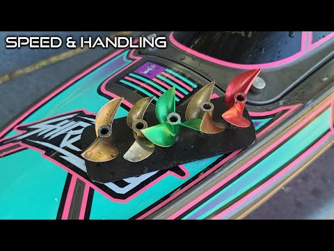 Testing 5 Different Props For Speed Upgraded Proboat Recoil 2 - ABC, Octura, Oxidean