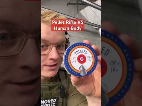 1125 FPS Pellet Rifle VS HUMAN BODY (Which Will Win?) #civtac #gun #fullautofriday