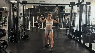 Standing Cable Shoulder Press (45°)