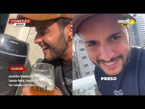 Vídeo: Juninho Maderite viraliza com ‘sexta-feira, meio-dia’ e recado: ‘no caixão não tem cofre’.