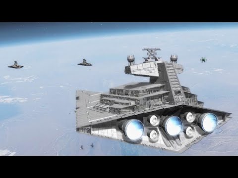 3 Servators vs 3 ISD - Star Wars: Empire At War Remake NPC Battle