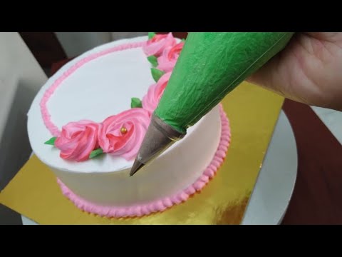 Trending Cake|New Trick for cake decoration|Cake decoration|Mango cake|Satvik Cakes & Food