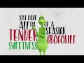 O Grinch You Re A Mean One Mr Grinch Lyric Video